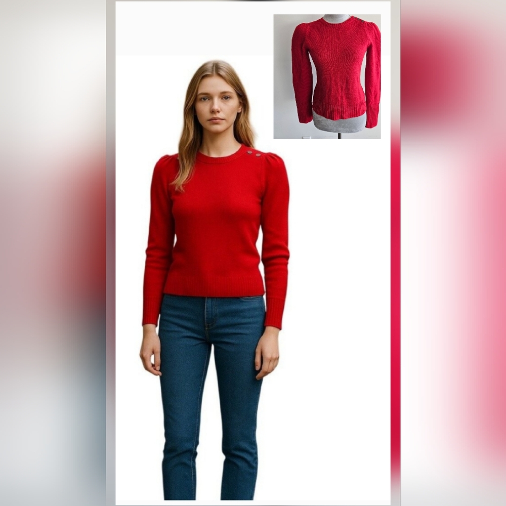 RALPH LAUREN Y2k Red Sweater
